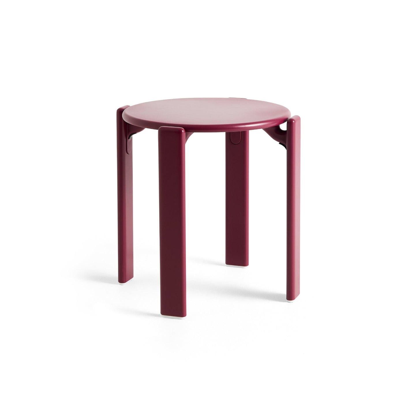 HAY Rey Stool Hocker Buche stapelbar wasserbasiert lackiert