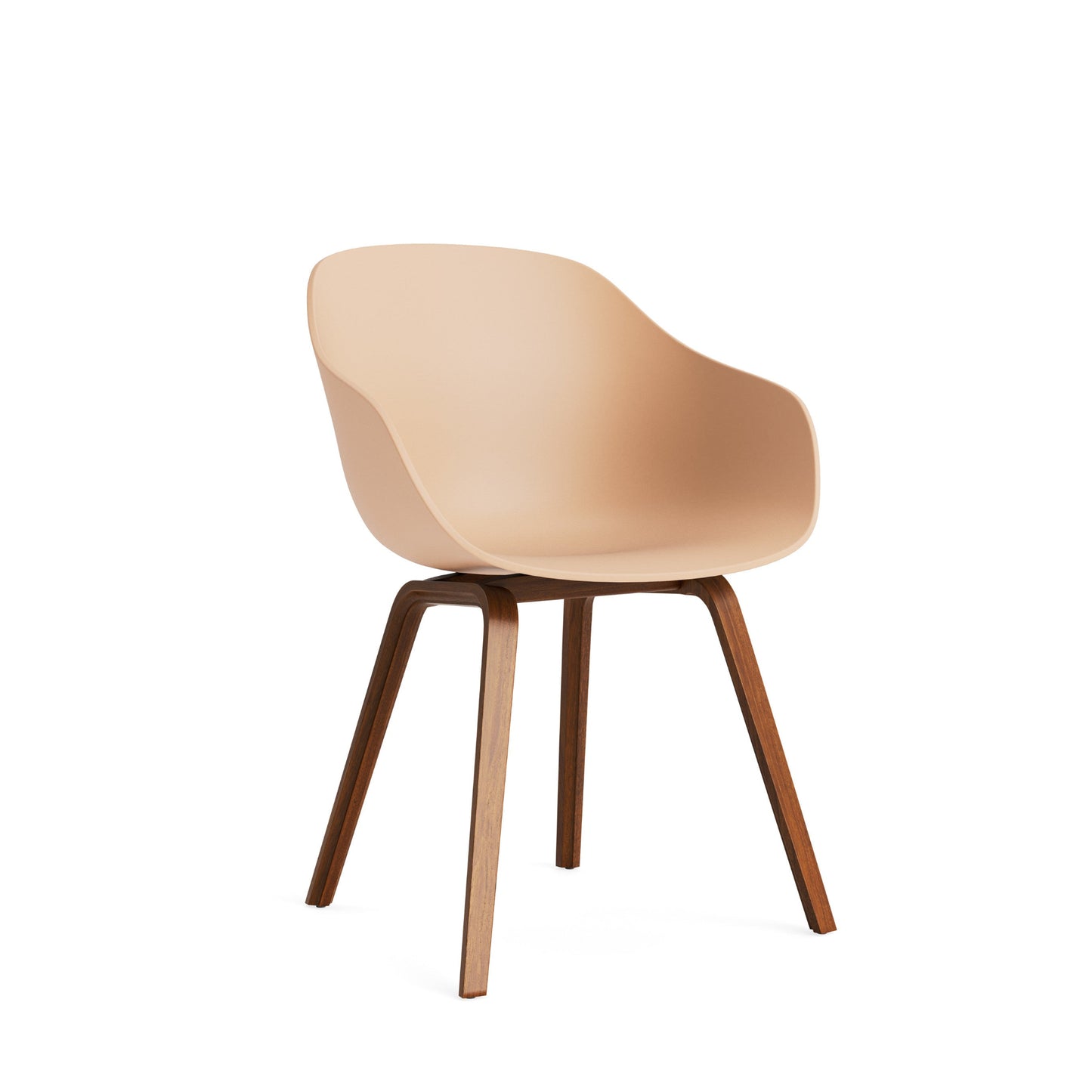 HAY About A Chair AAC 222 Armlehnstuhl Kunststoff Gestell 4-Fuß Sperrholz