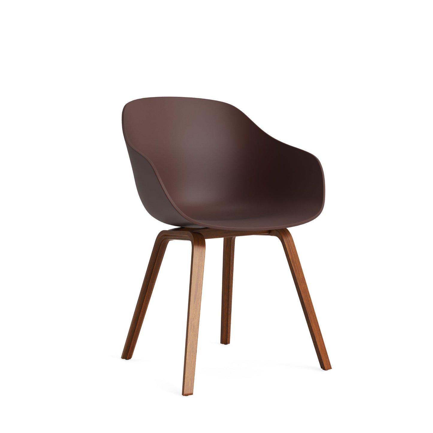 HAY About A Chair AAC 222 Armlehnstuhl Kunststoff Gestell 4-Fuß Sperrholz