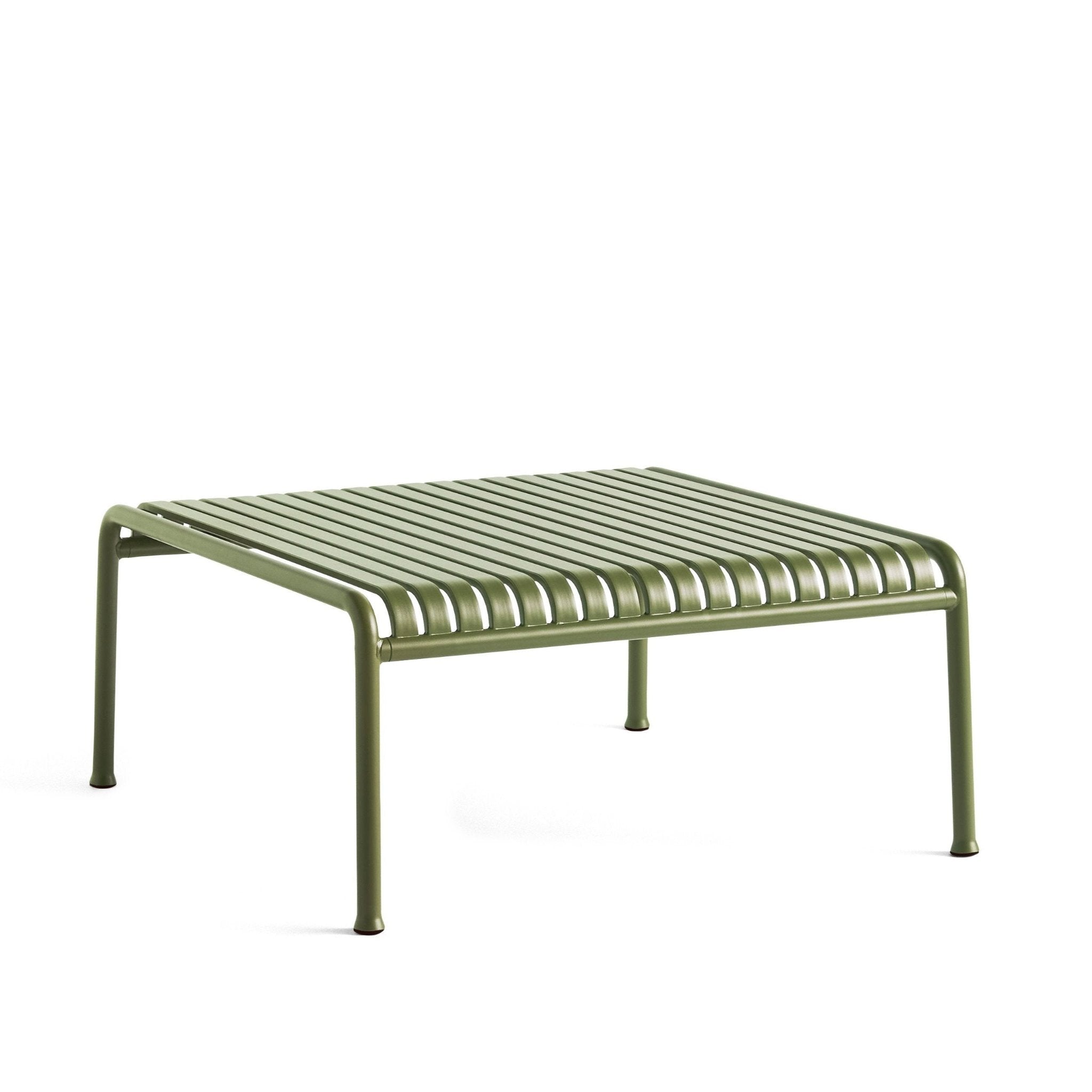 HAY Palissade Low Table Outdoor-Tisch niedrig Stahl 86 x 81 x H 38 cm