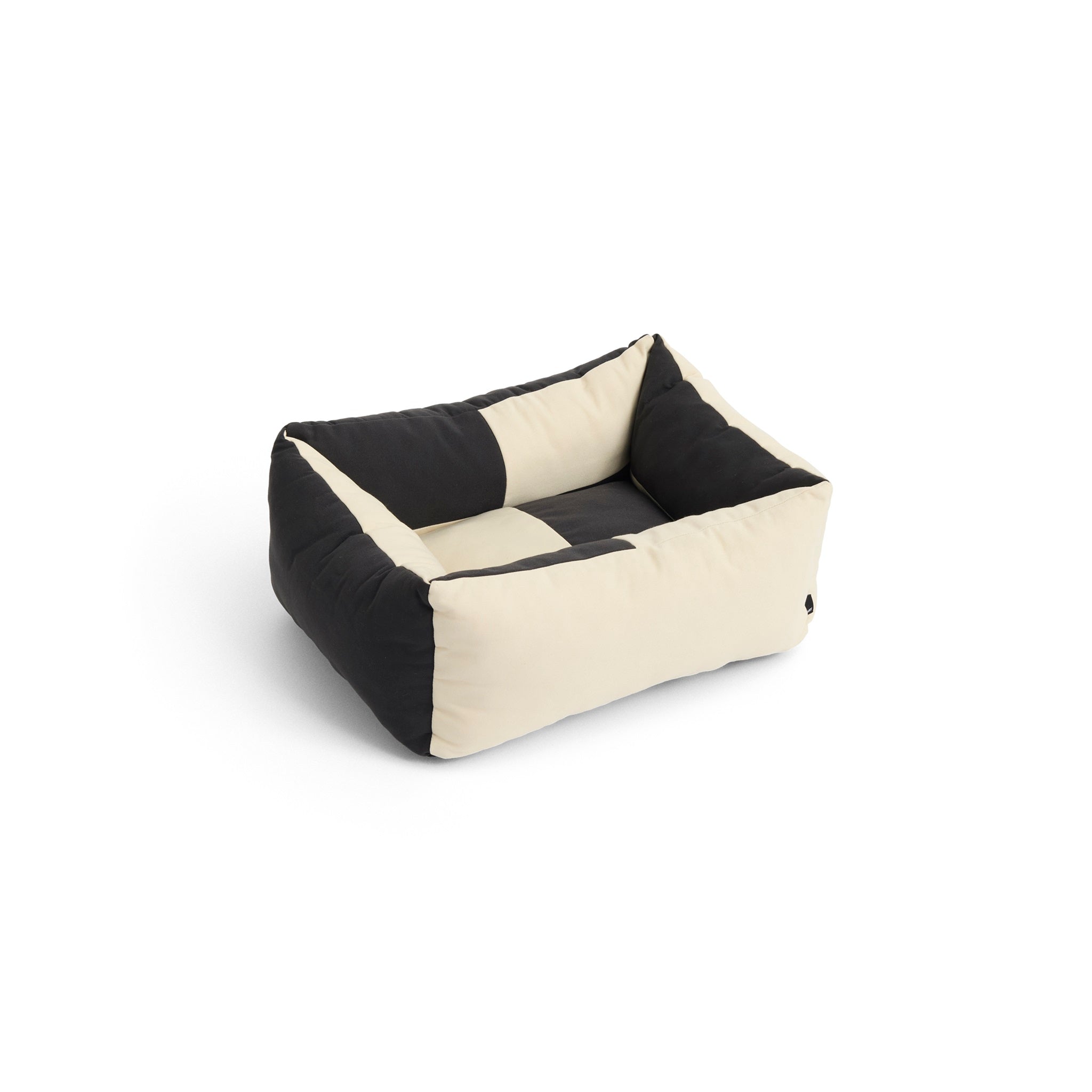 HAY Dogs Bed Hundebett  XS extra small Polyester recycelt schwarz weiß
