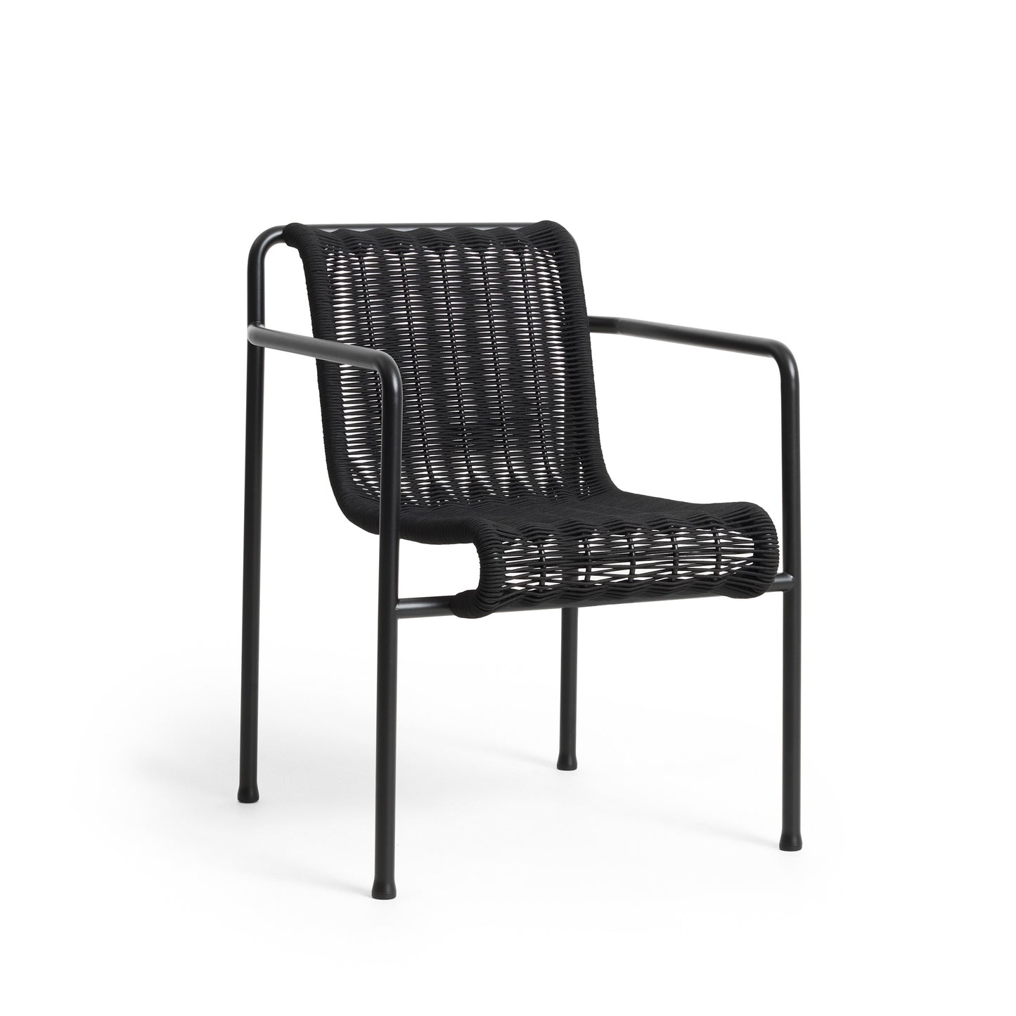 HAY Palissade Cord Dining Armchair Outdoor-Stuhl mit Armlehnen