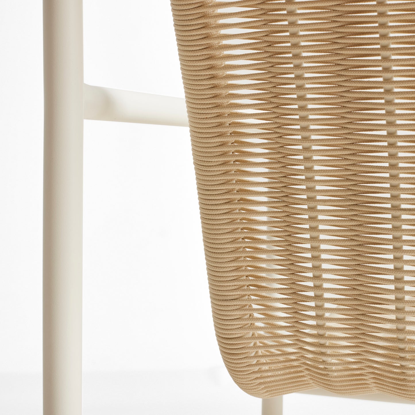 HAY Palissade Cord Dining Armchair Outdoor-Stuhl mit Armlehnen