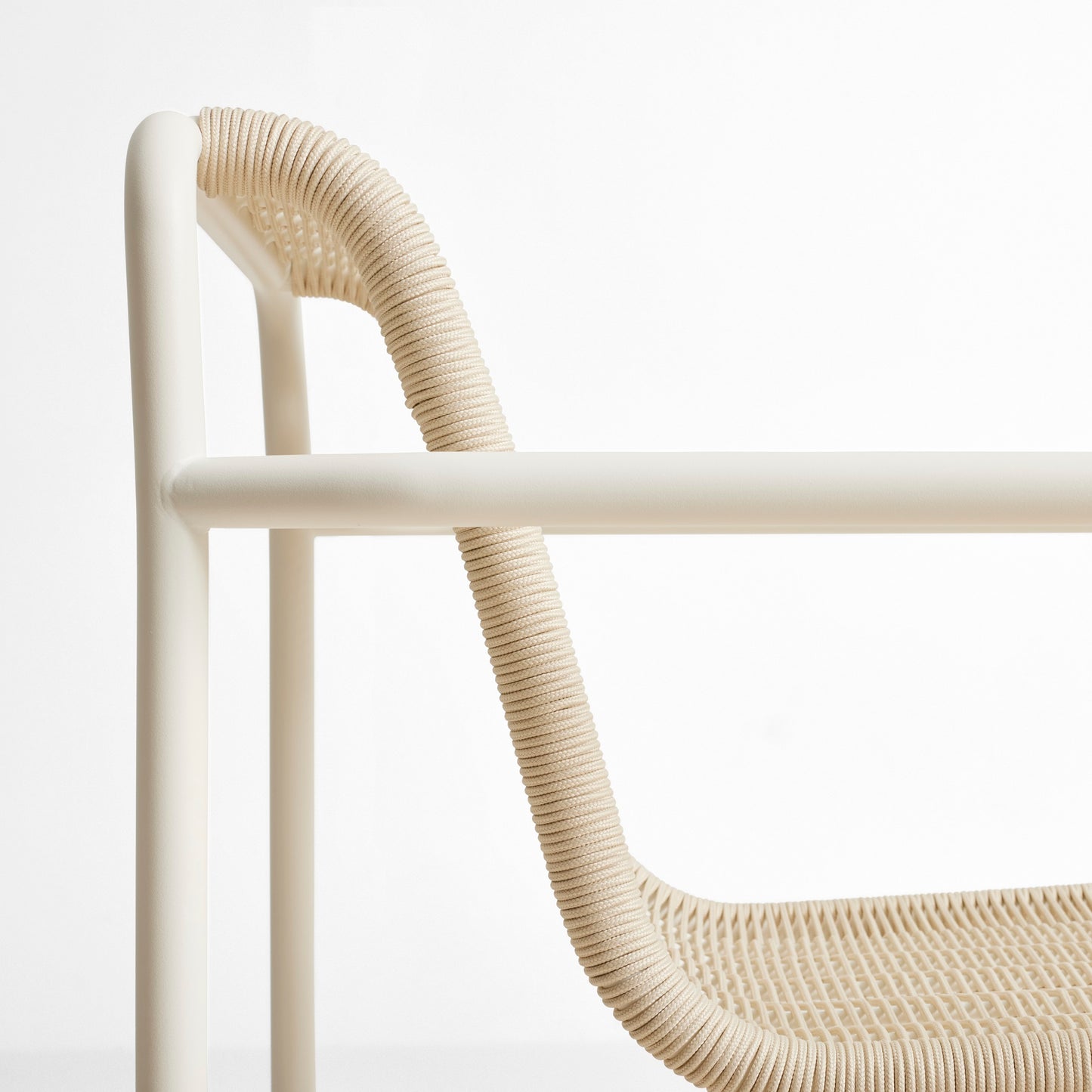 HAY Palissade Cord Dining Armchair Outdoor-Stuhl mit Armlehnen