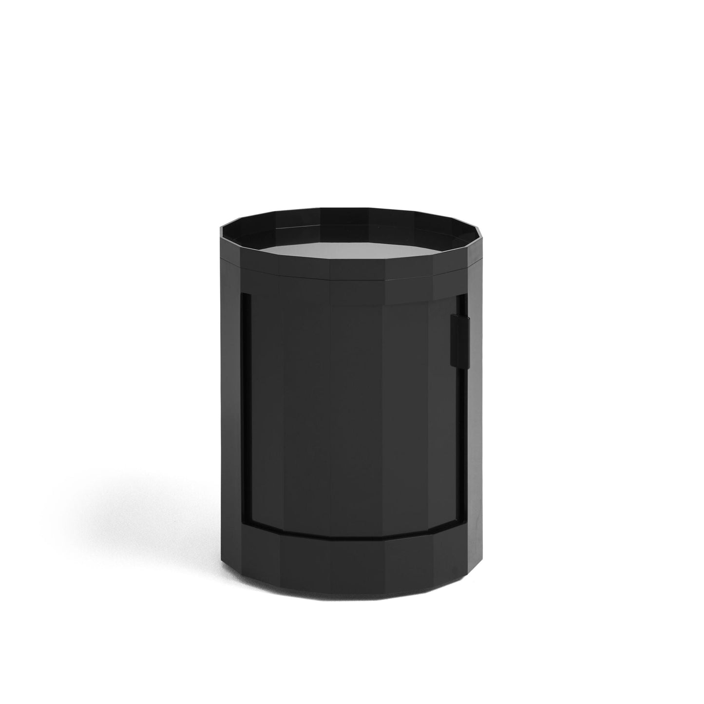 Hay Facet Cabinet low Schränkchen niedrig Kunststoff rund Füße & Rollen