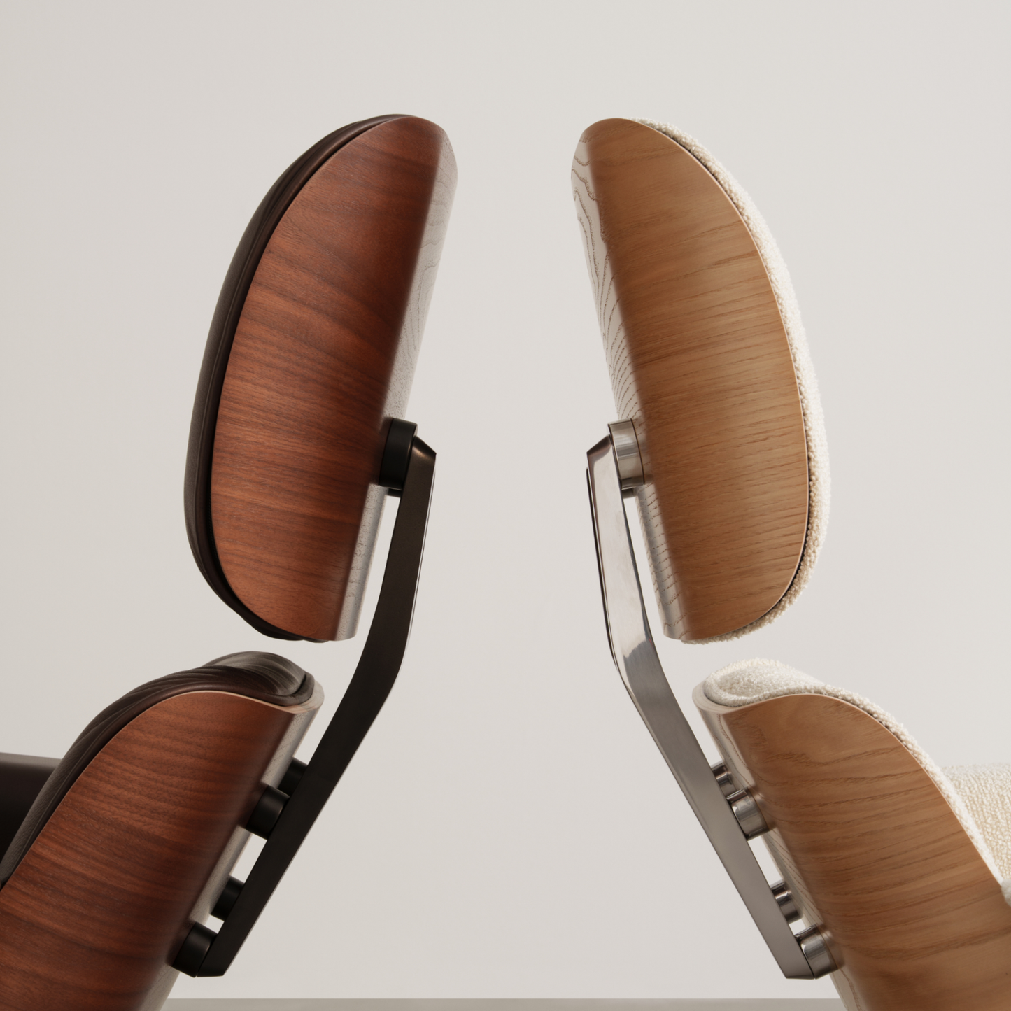 Vitra Eames Lounge Chair & Ottoman Relax-Sessel mit Hocker Stoff / Leder