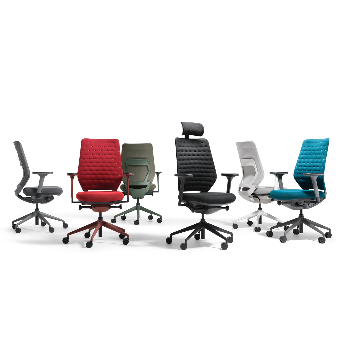 fm asiento Bürostuhl 3D Rücken Netzstrick supersoft - konfigurierbar