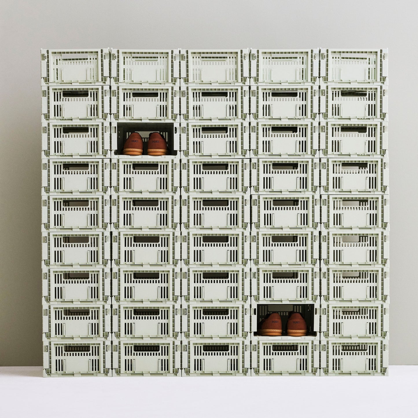 HAY Color Crate Korb Klapp-Box M medium Kunststoff recycelt