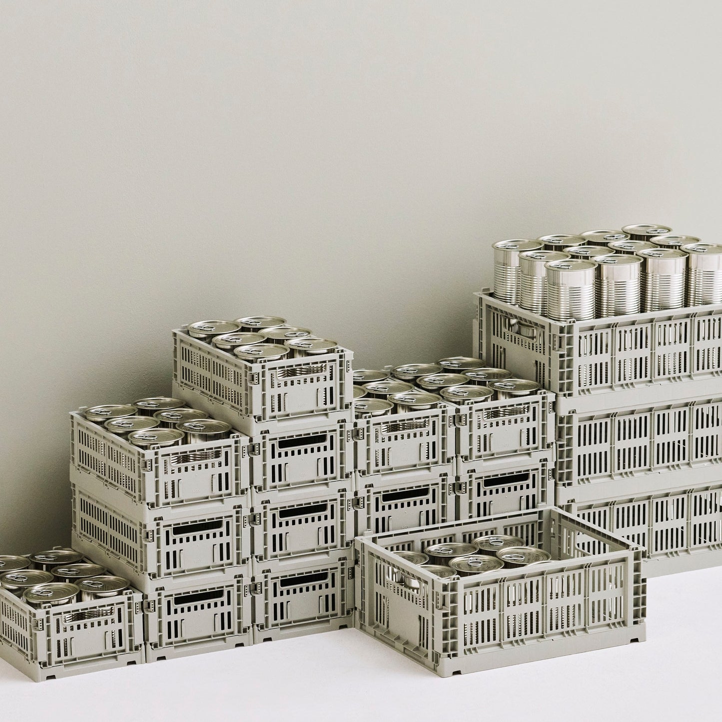 HAY Color Crate Korb Klapp-Box M medium Kunststoff recycelt