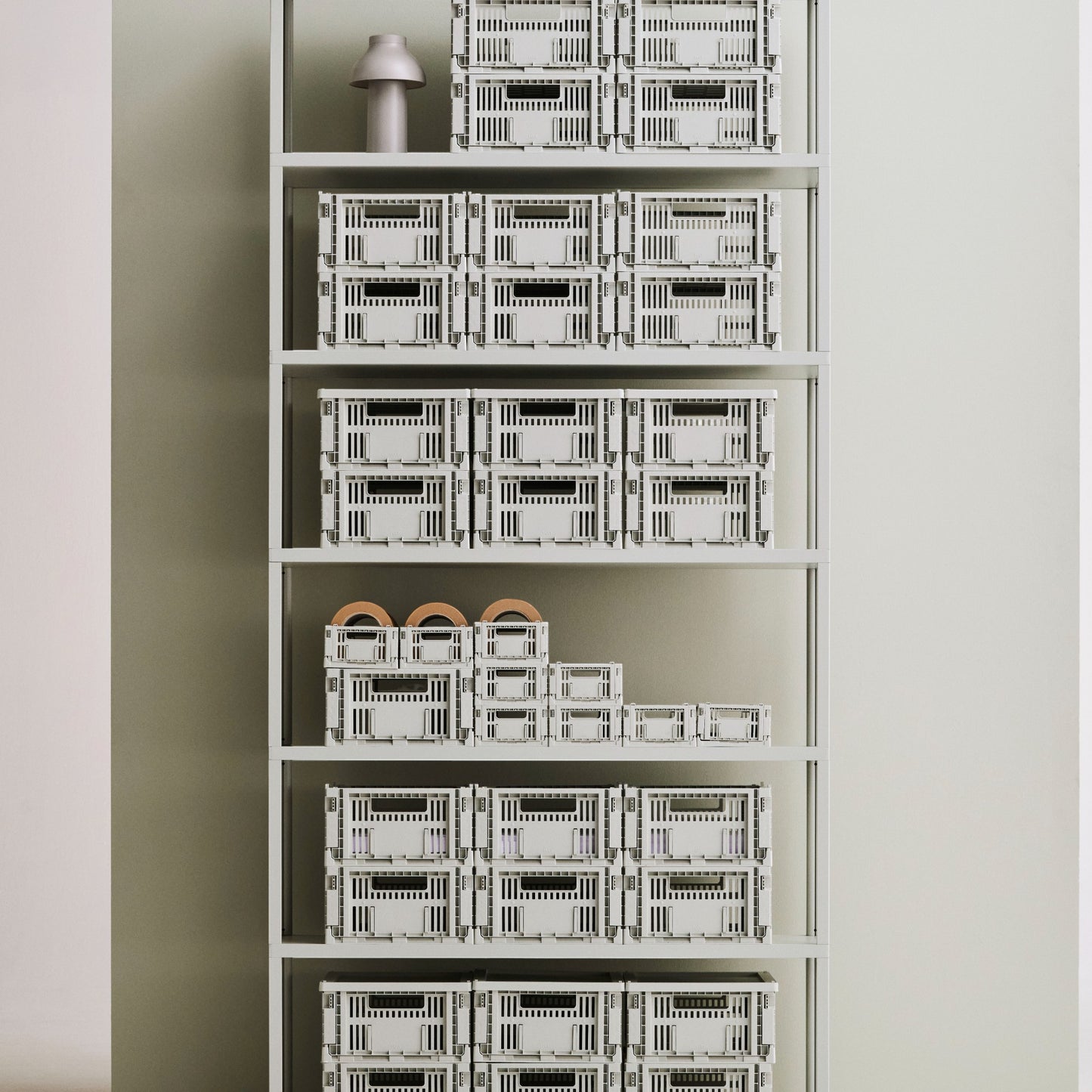 HAY Color Crate Korb Klapp-Box M medium Kunststoff recycelt