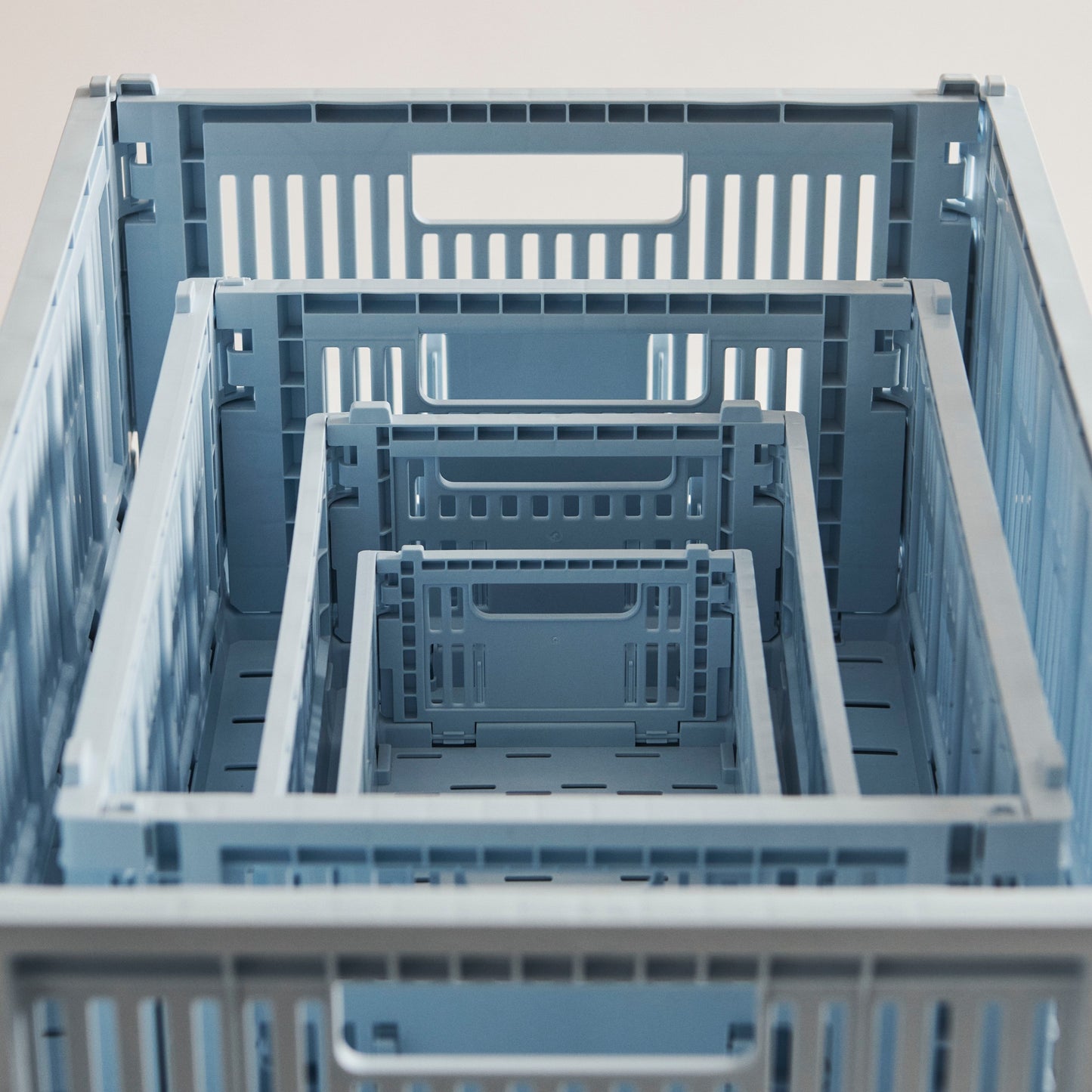 HAY Color Crate Korb Klapp-Box M medium Kunststoff recycelt