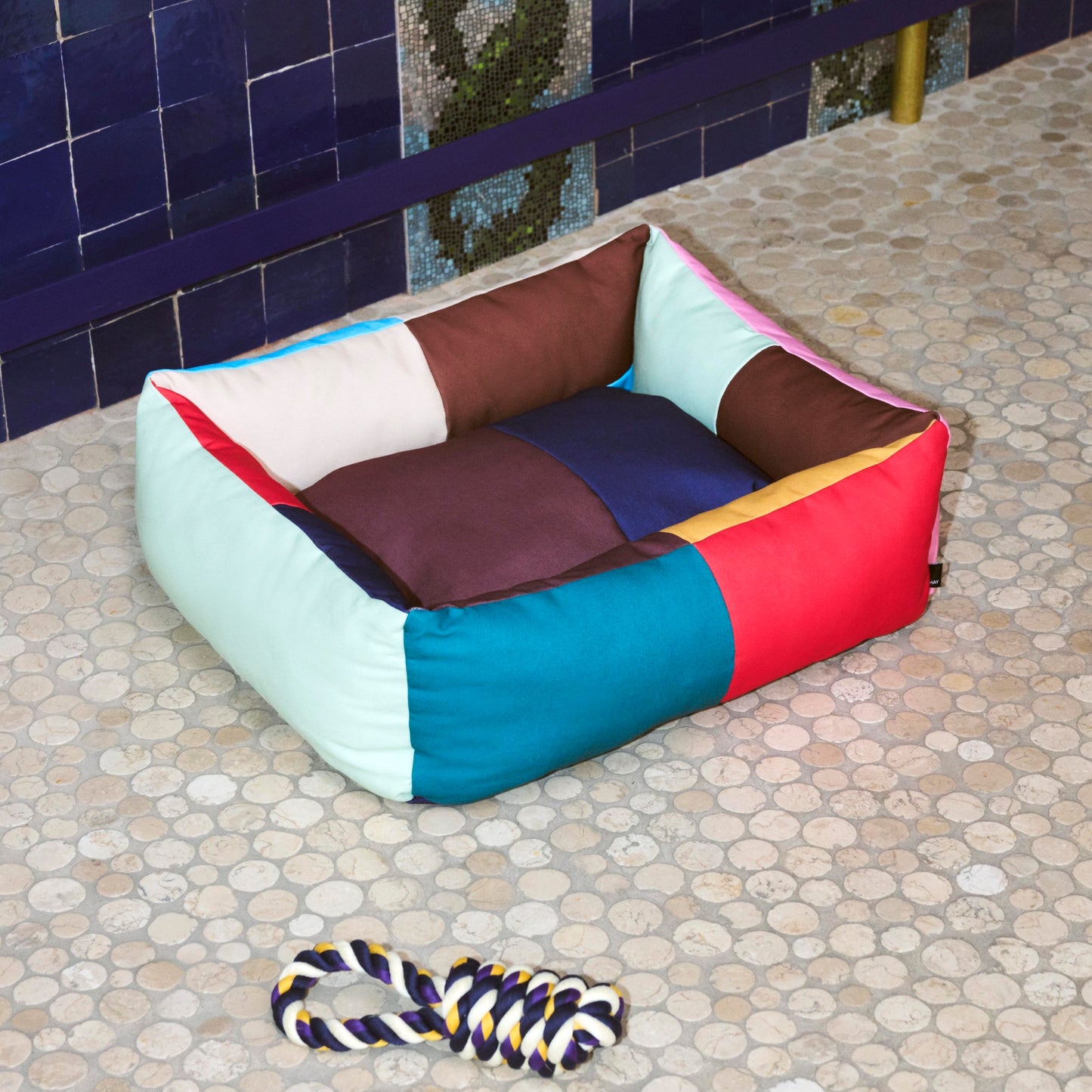 HAY Dogs Bed Hundebett S small Polyester recycelt multi mehrfarbig