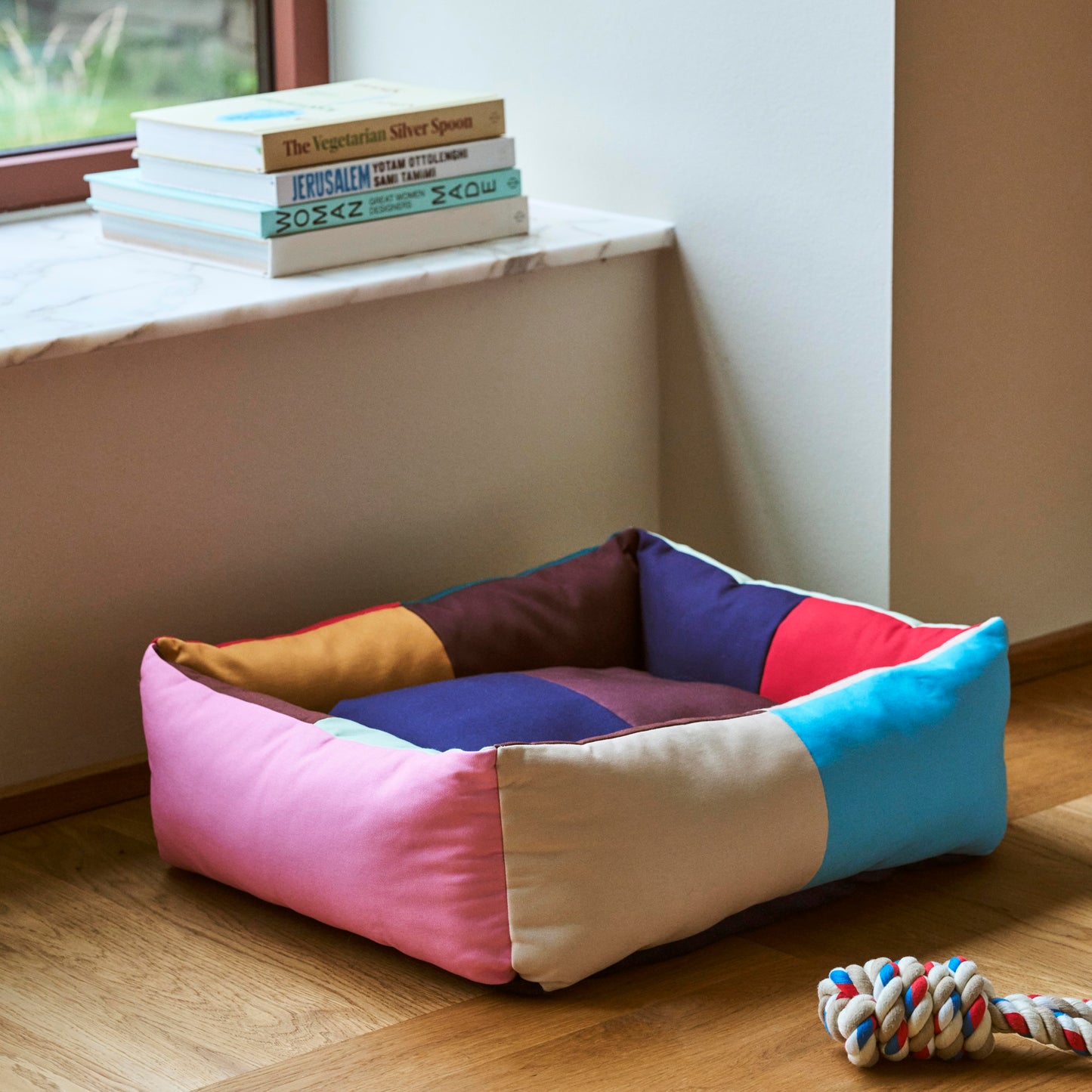 HAY Dogs Bed Hundebett S small Polyester recycelt multi mehrfarbig