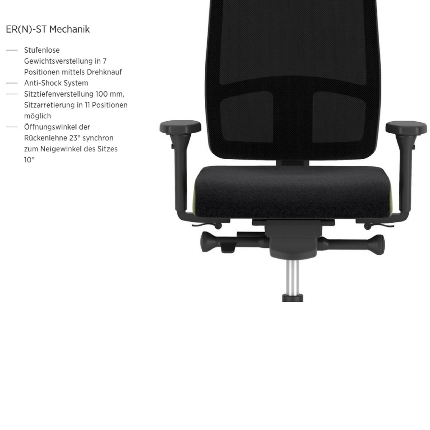 Nowy Styl X-LINE SWIVEL CHAIR Drehstuhl mit Polsterrücken und Armlehnen