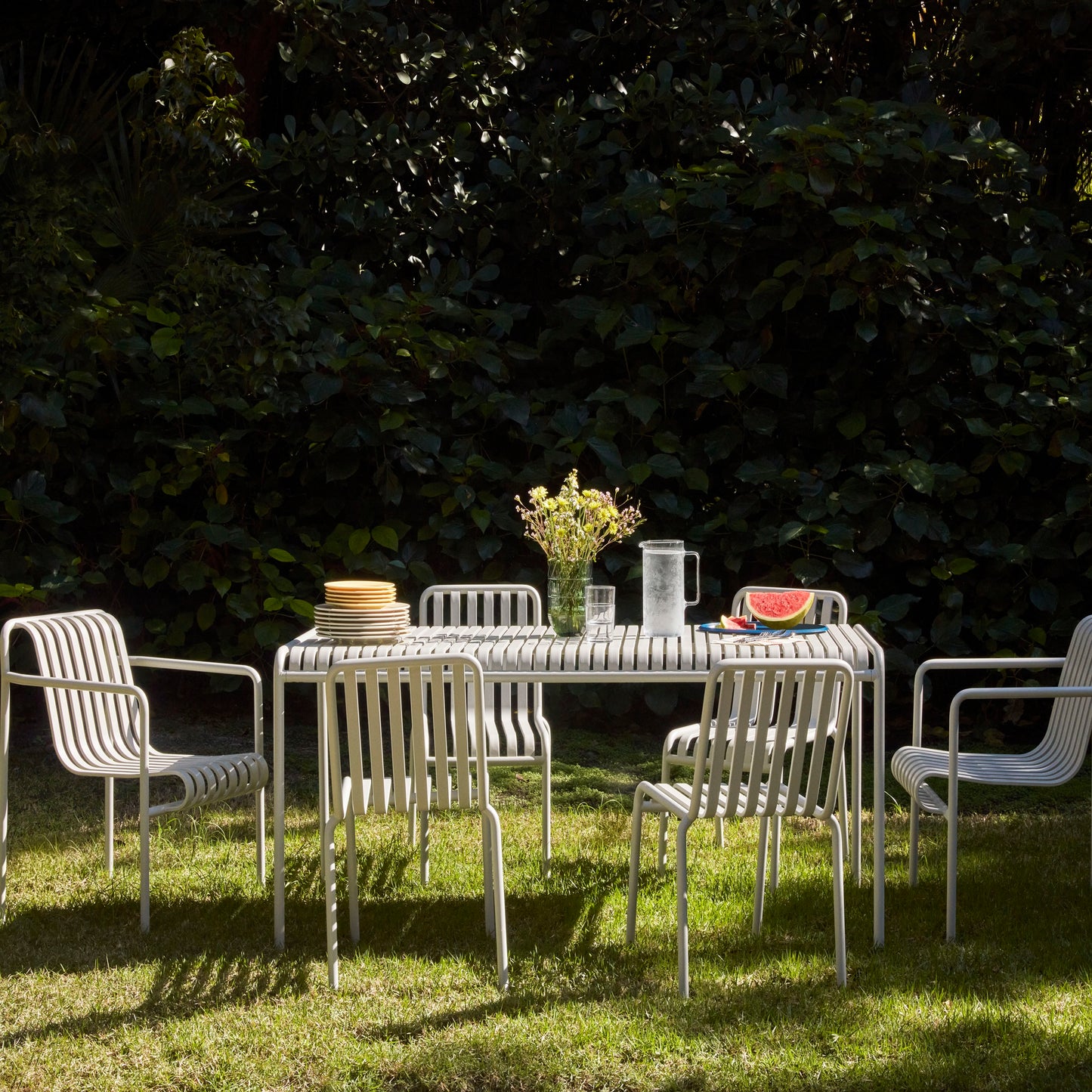 HAY Palissade Table Outdoor-Tisch Stahl 170 x 90 H 75cm