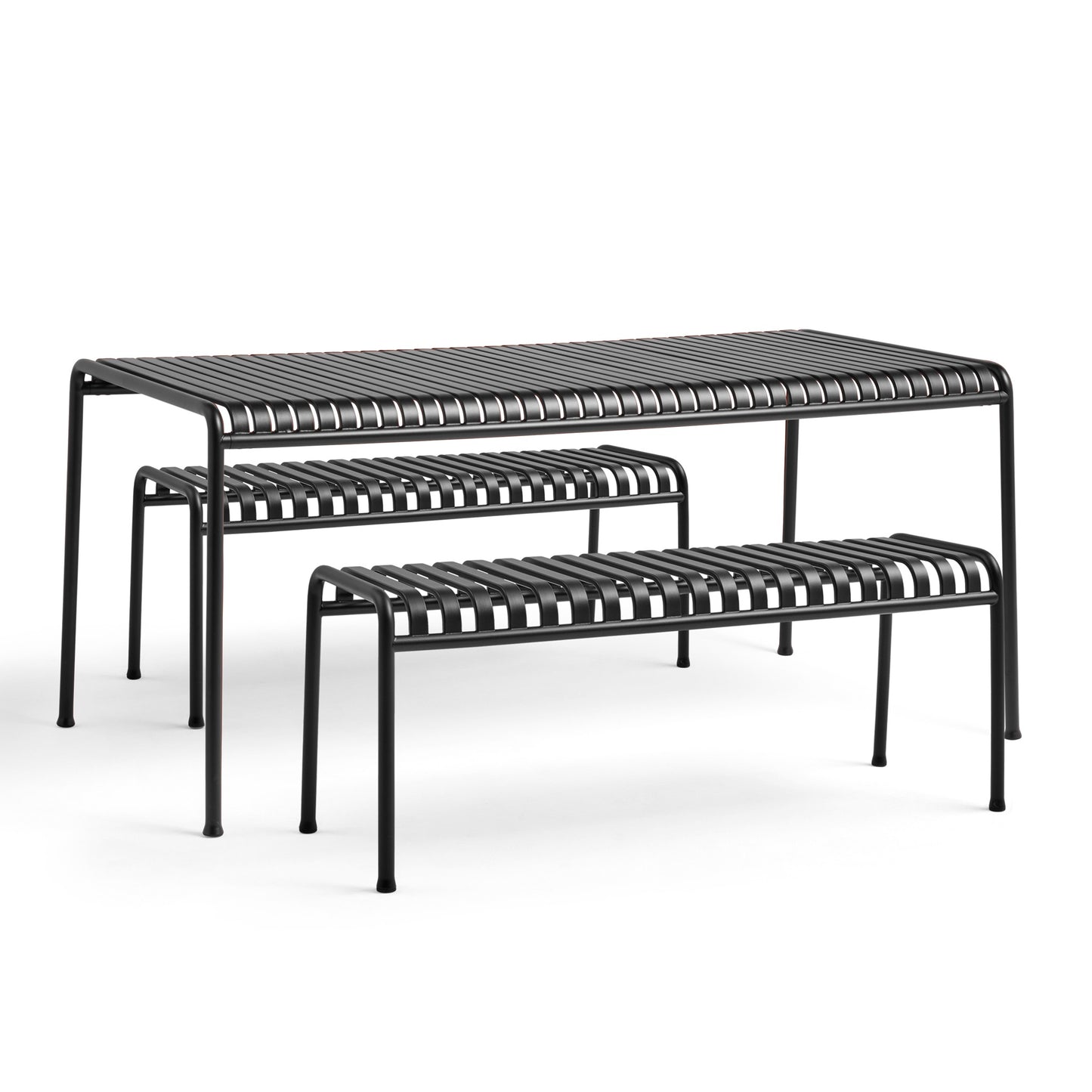 HAY Palissade Table Outdoor-Tisch Stahl 170 x 90 H 75cm