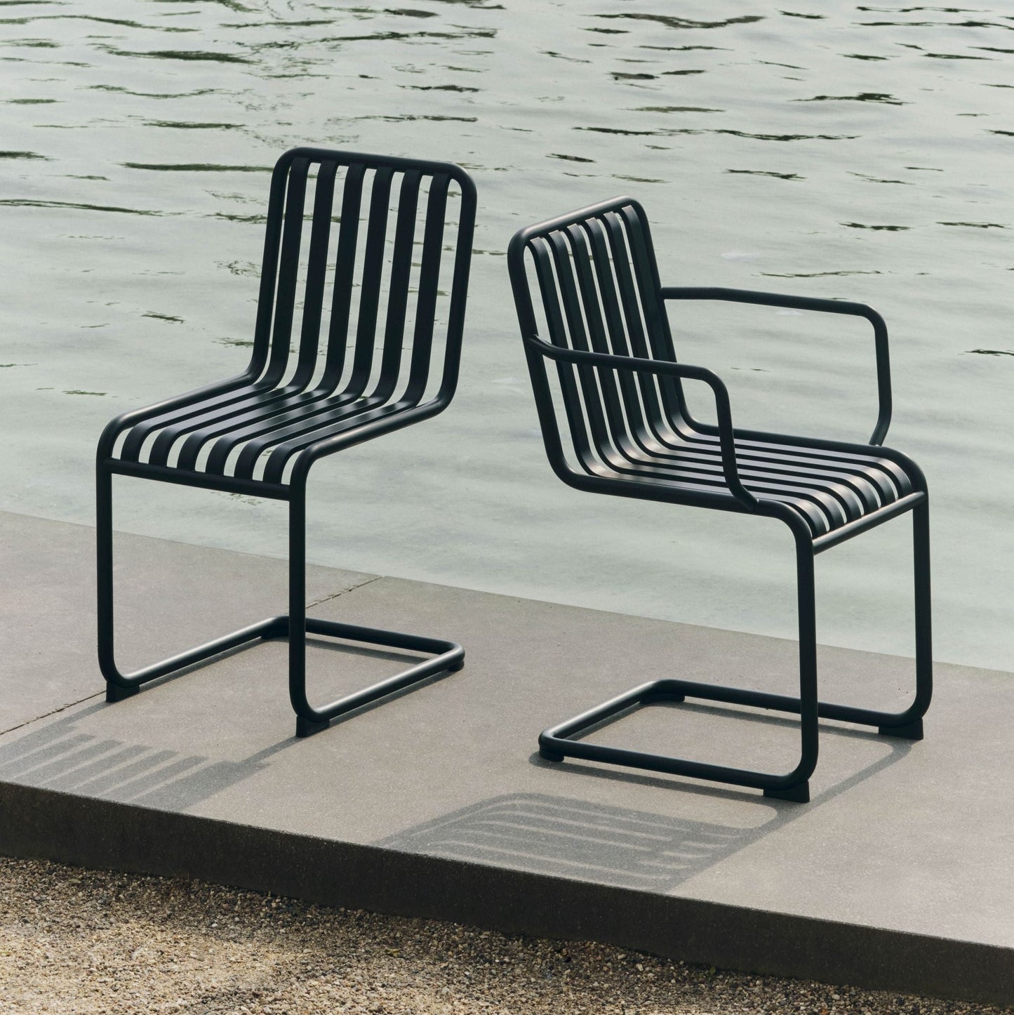 HAY Palissade Cantilever Chairs Outdoor-Stuhl Freischwinger