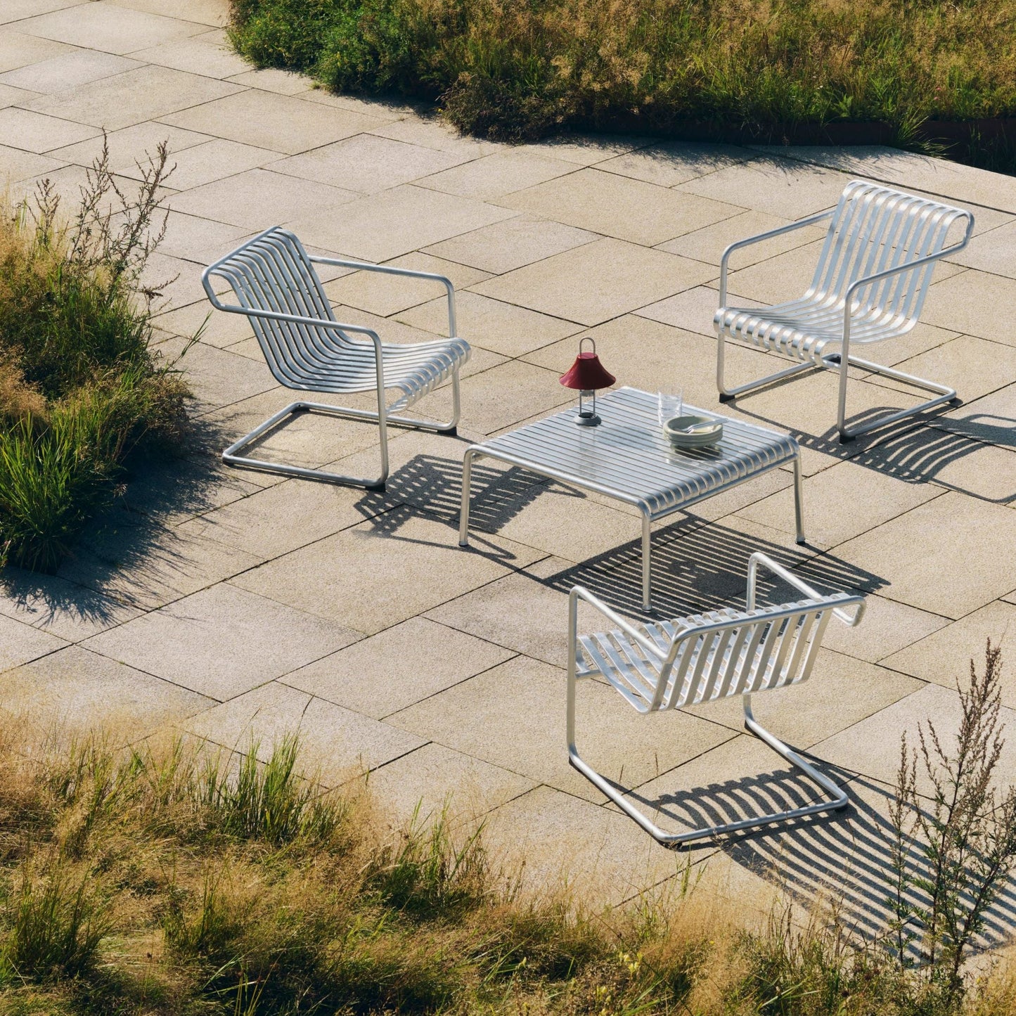 HAY Palissade Cantilever Chairs Outdoor-Stuhl Freischwinger