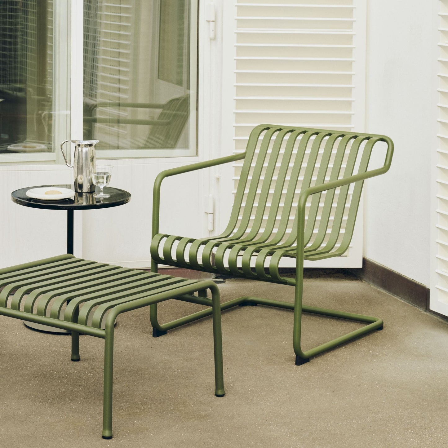 HAY Palissade Cantilever Chairs Outdoor-Stuhl Freischwinger