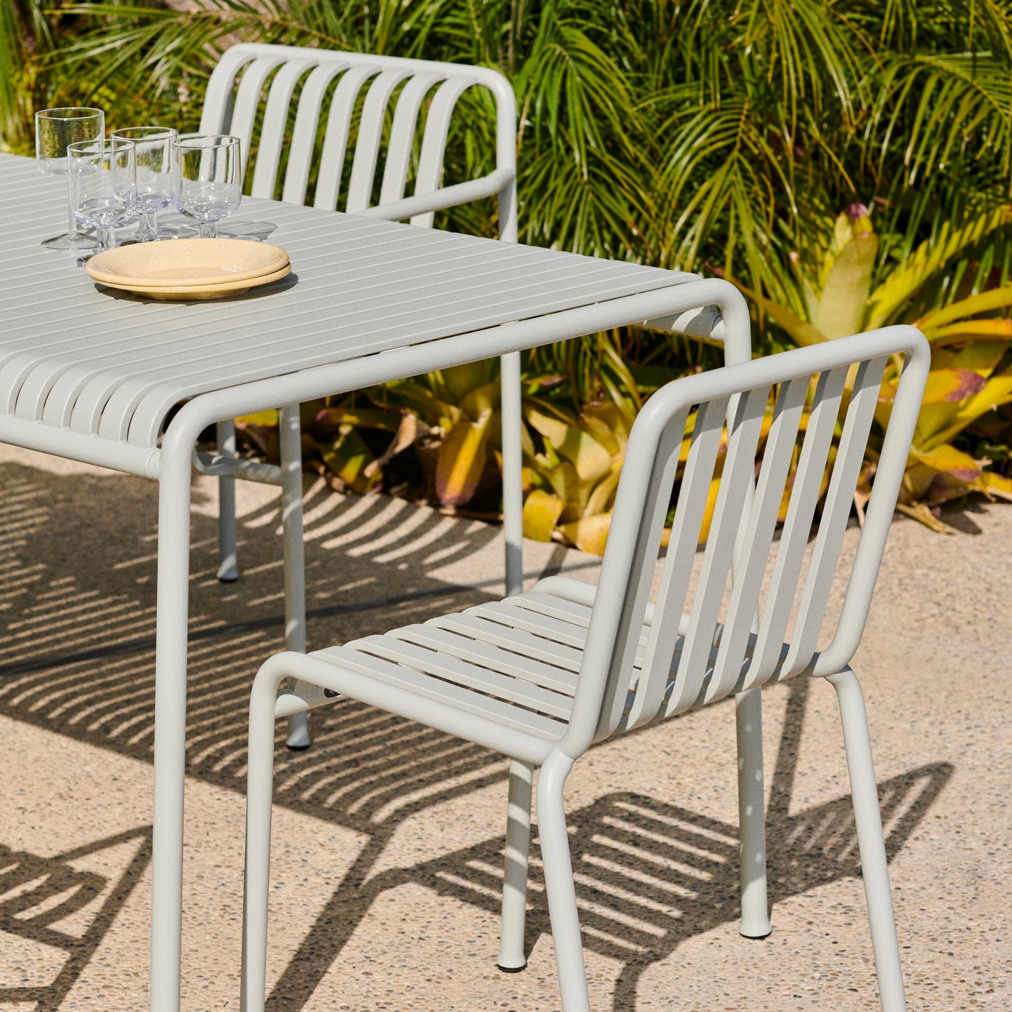 HAY Palissade Table Outdoor-Tisch Stahl 90 x 82,5 H 75 cm