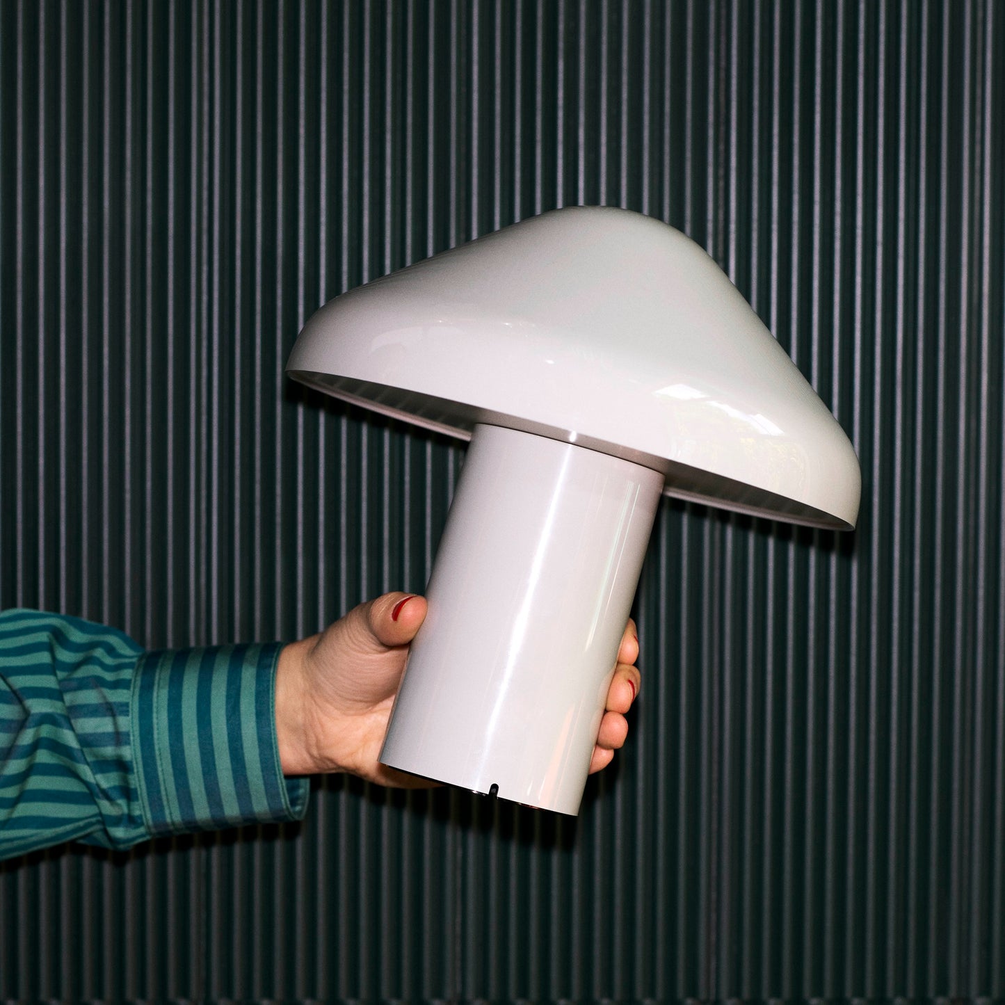 HAY Pao Lamp LED Lampe tragbare Akkuleuchte dimmbar weiß