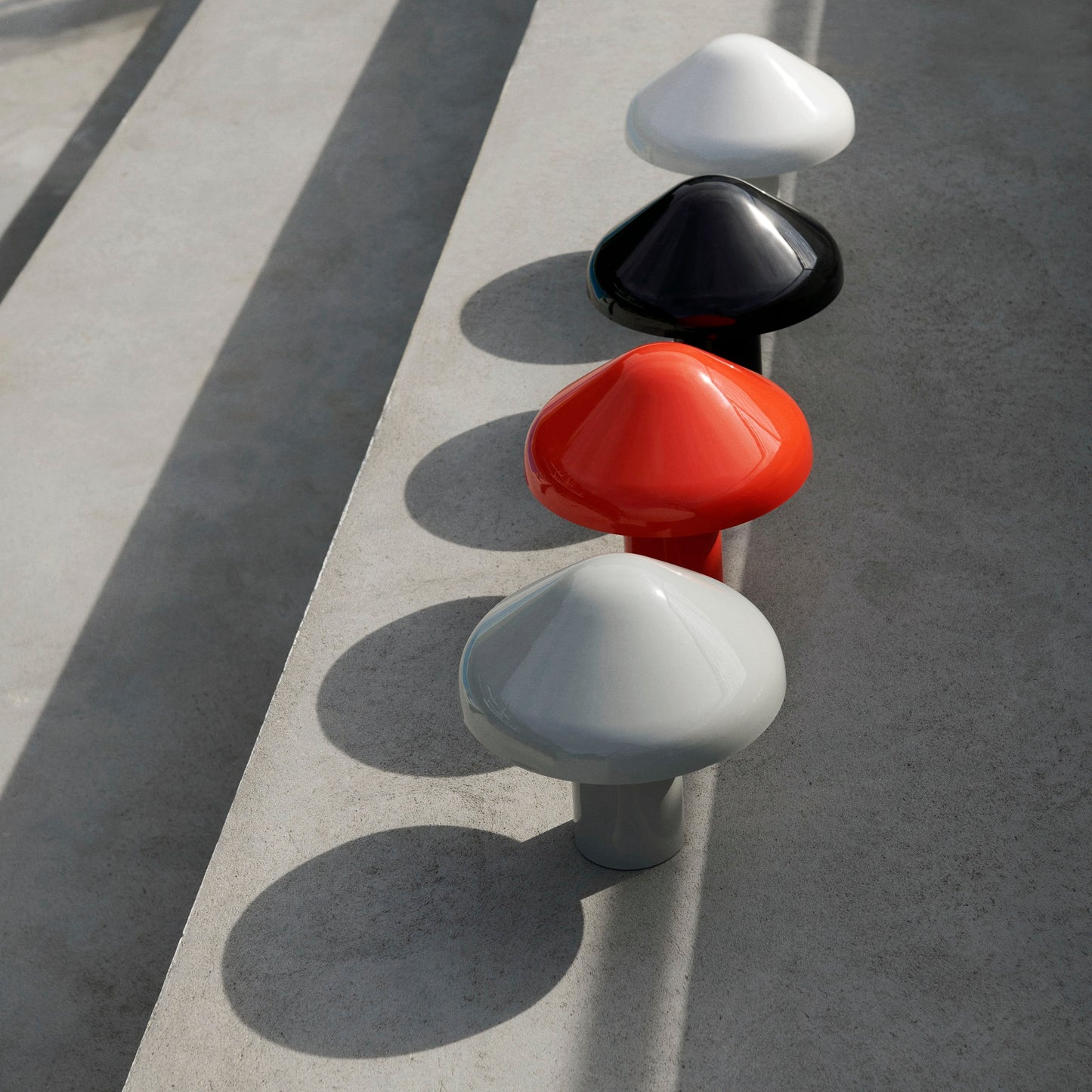 HAY Pao Lamp LED Lampe tragbare Akkuleuchte dimmbar rot