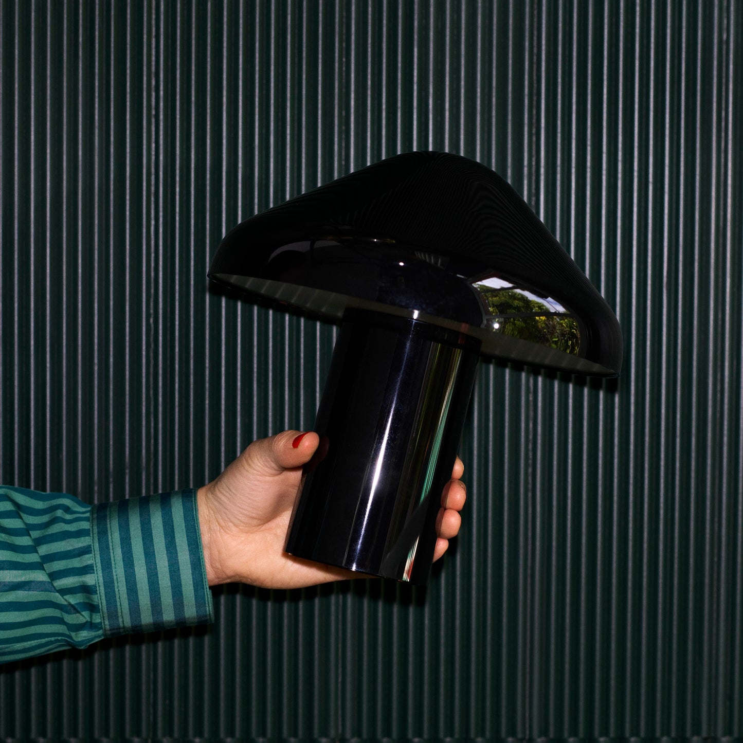 HAY Pao Lamp LED Lampe tragbare Akkuleuchte dimmbar schwarz