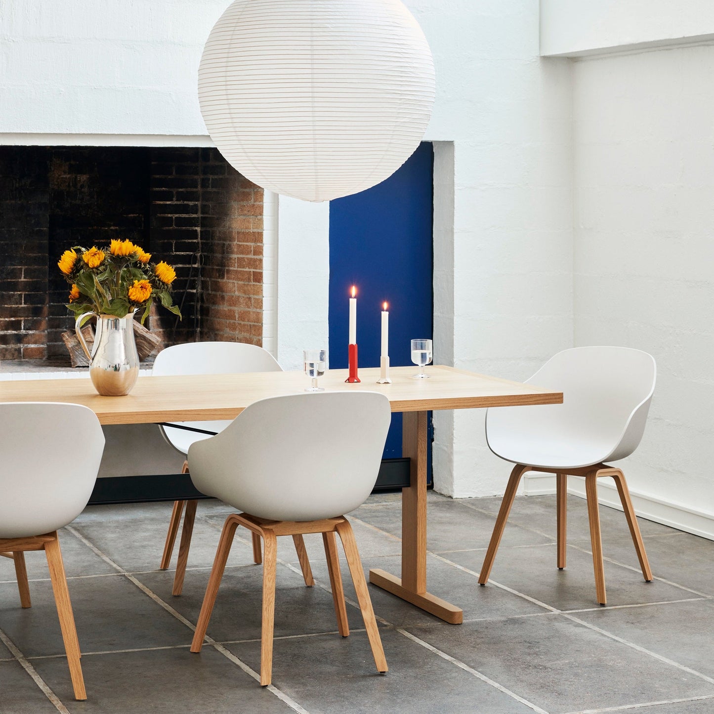 HAY About A Chair AAC 222 Armlehnstuhl Kunststoff Gestell 4-Fuß Sperrholz