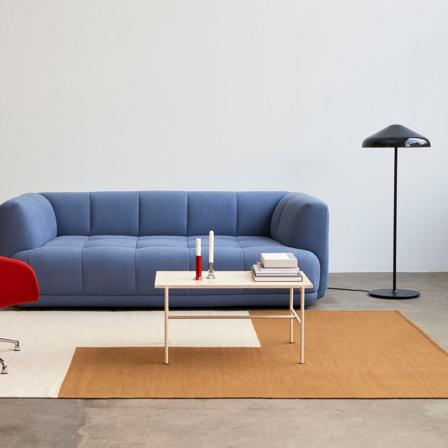 HAY Pao Steel Floor Lamp Stehleuchte Stahl pulverbeschichtet grau