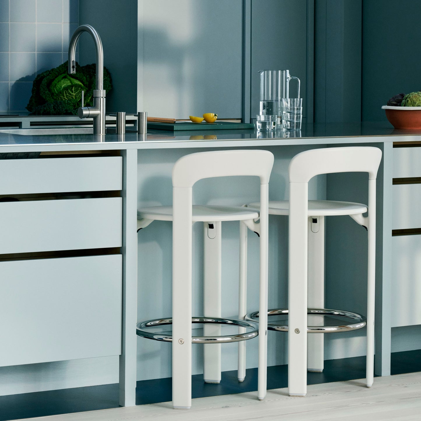 HAY Rey Bar Stool Barhocker Buche wasserbasiert lackiert