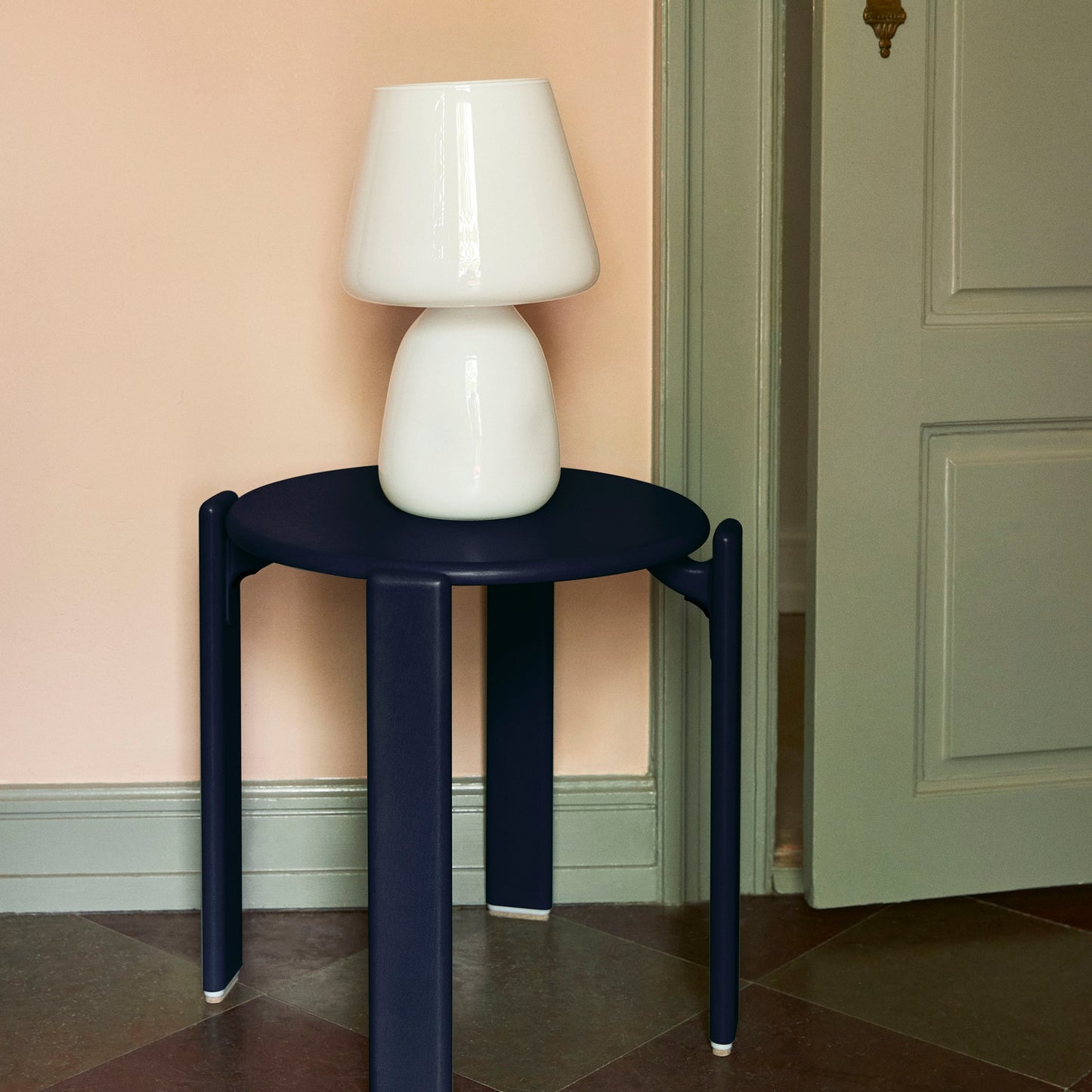 HAY Rey Stool Hocker Buche stapelbar wasserbasiert lackiert