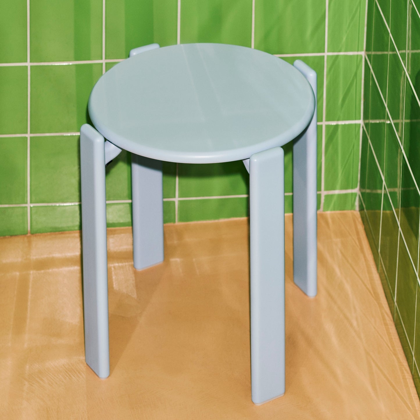 HAY Rey Stool Hocker Buche stapelbar wasserbasiert lackiert