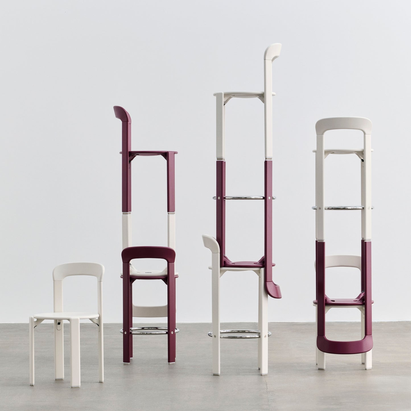 HAY Rey Bar Stool Barhocker Buche wasserbasiert lackiert