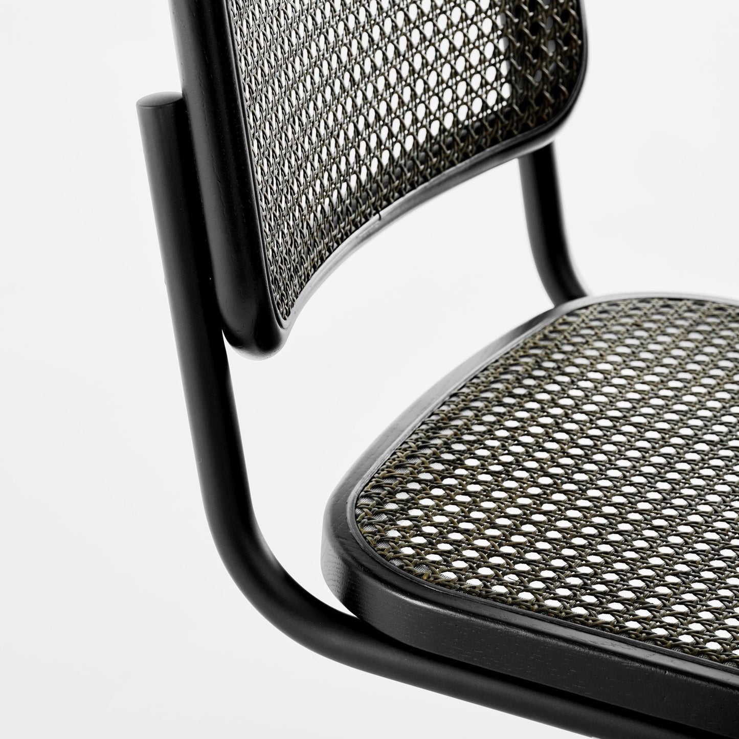 Thonet S 32 V & S 64 V Freischwinger Stuhl Edition Herkner DARK MELANGE