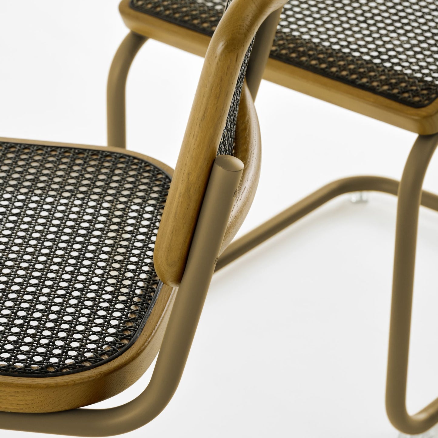 Thonet S 32 V & S 64 V Freischwinger Stuhl Edition Herkner DARK MELANGE