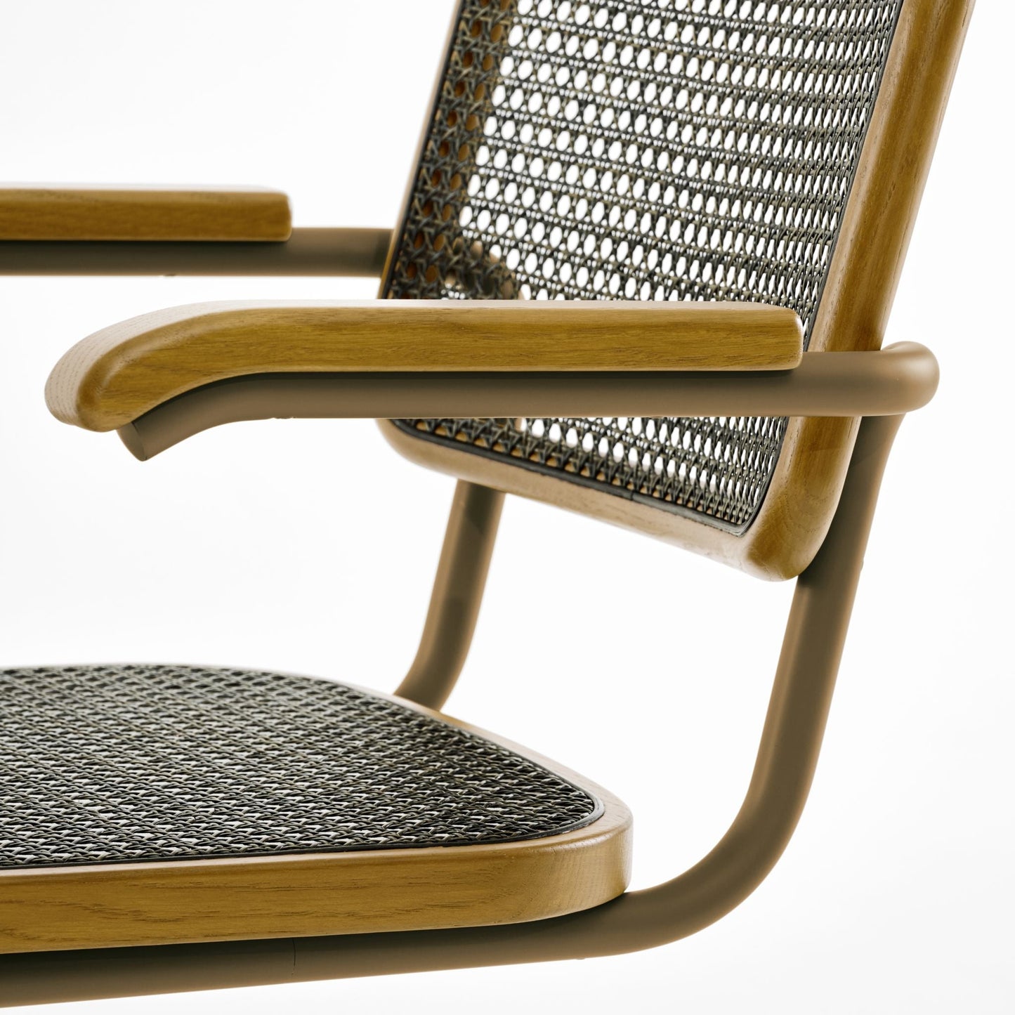 Thonet S 32 V & S 64 V Freischwinger Stuhl Edition Herkner DARK MELANGE