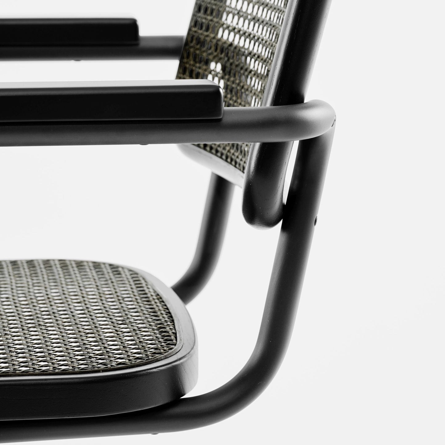 Thonet S 32 V & S 64 V Freischwinger Stuhl Edition Herkner DARK MELANGE
