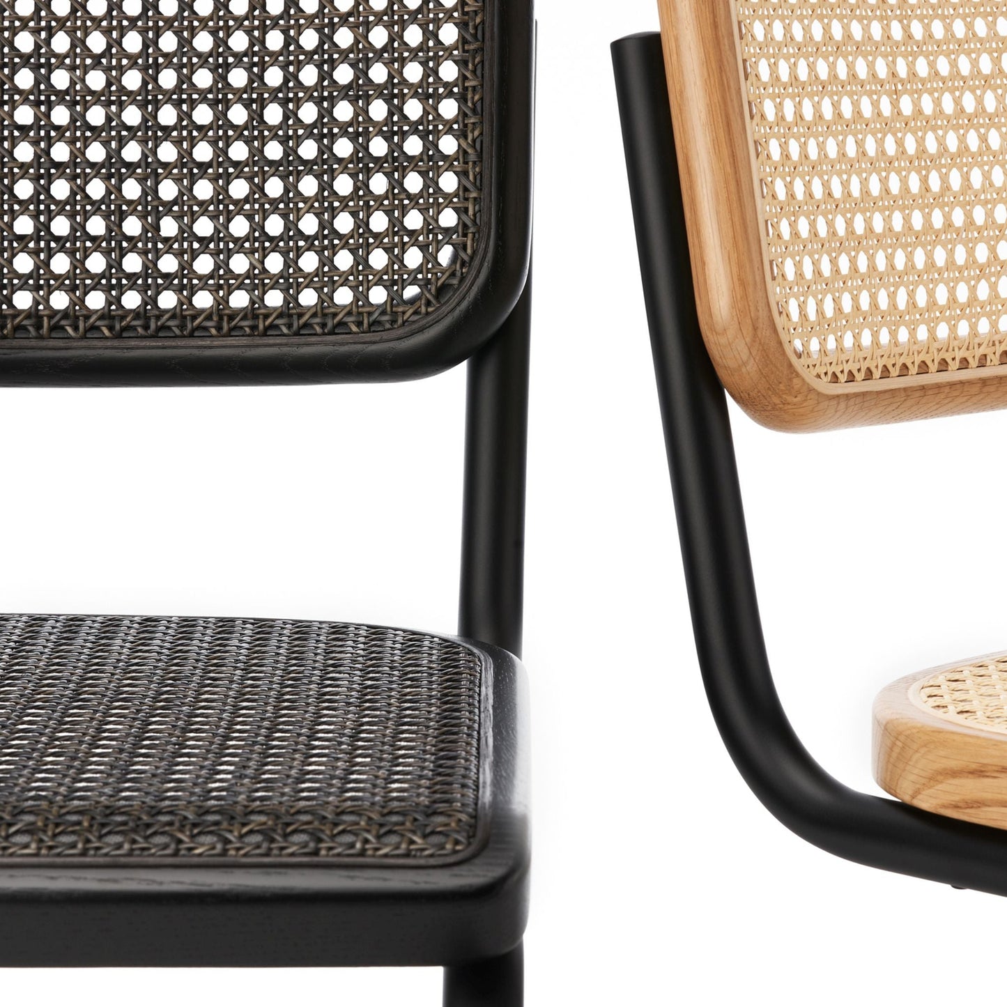 Thonet S 32 V Freischwinger Stuhl Sitz & Rücken Rohrgeflecht