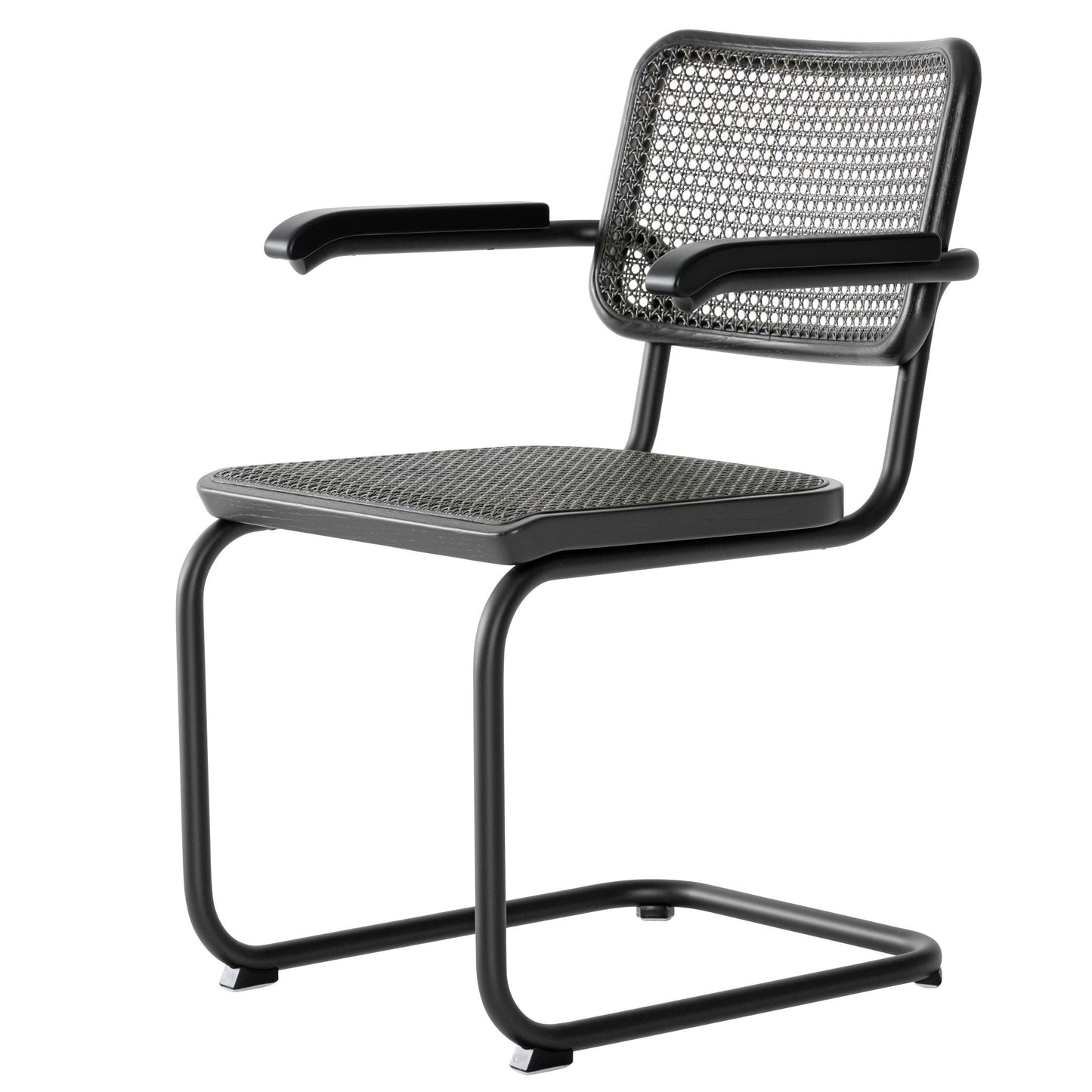 Thonet S 32 V & S 64 V Freischwinger Stuhl Edition Herkner DARK MELANGE