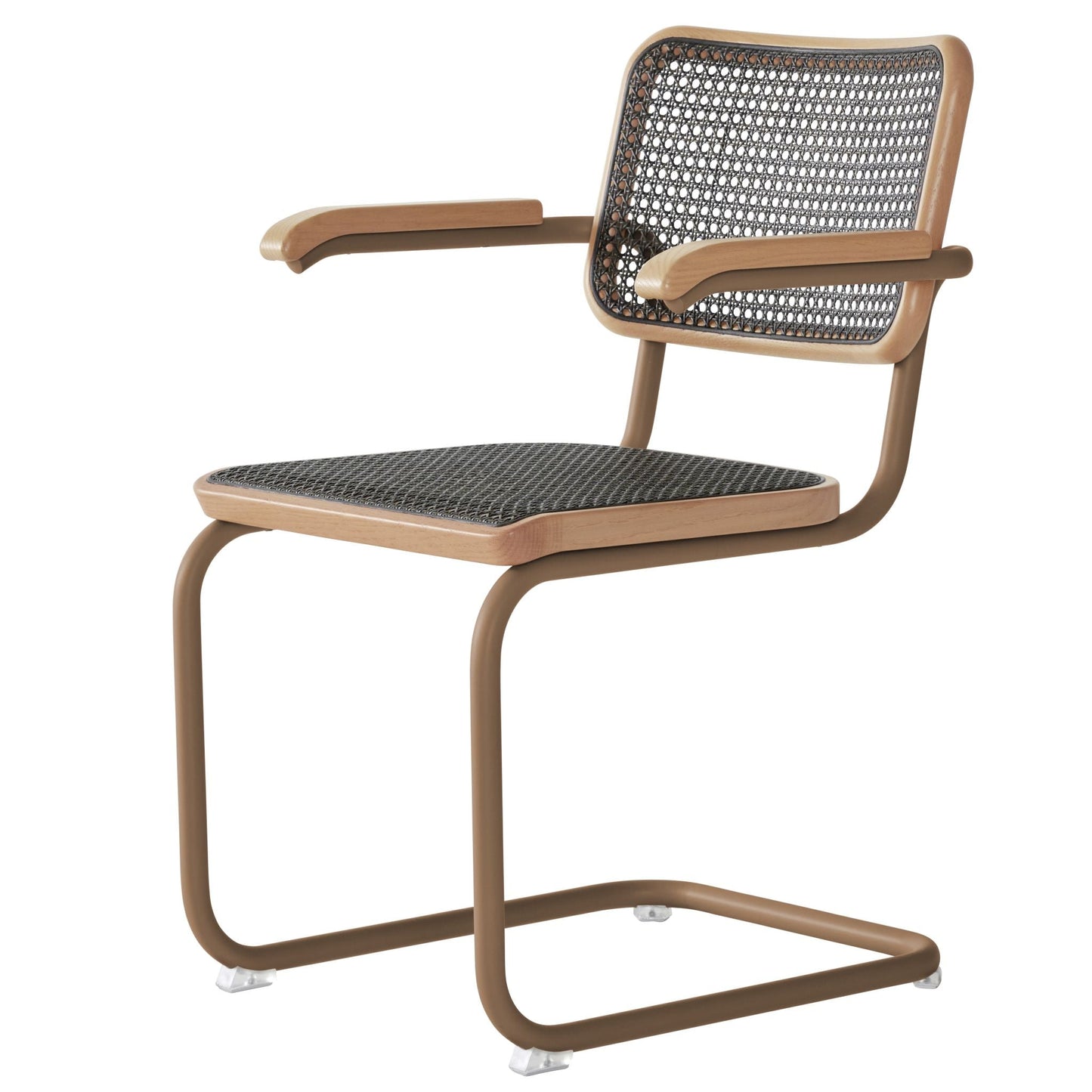 Thonet S 32 V & S 64 V Freischwinger Stuhl Edition Herkner DARK MELANGE