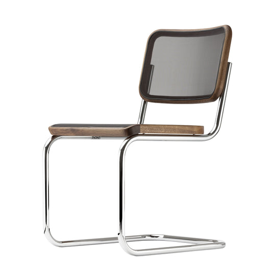 Thonet S 32 N Freischwinger Stuhl Sitz & Rücken Netz