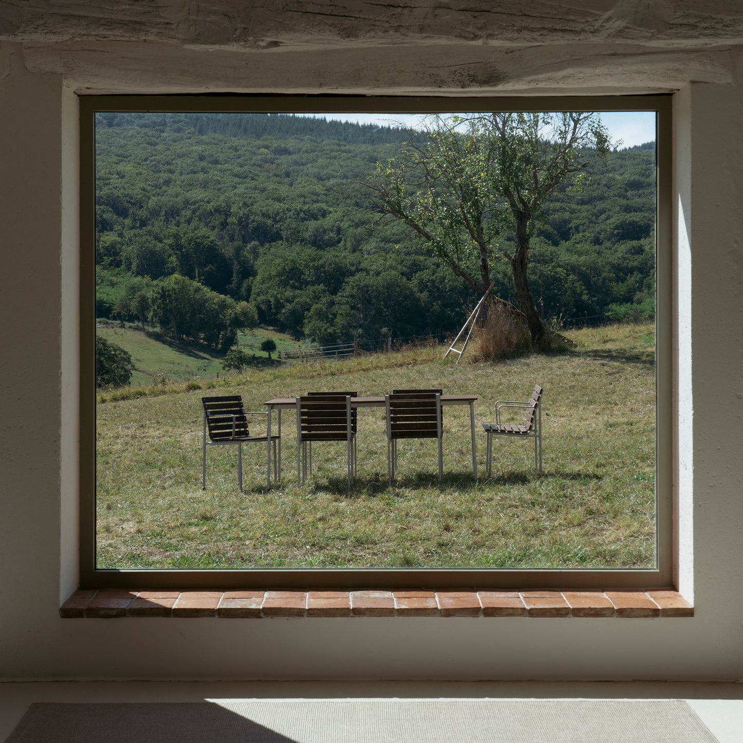 HAY Traverse Table Outdoor Tisch 190 x 83 cm Esche geölt / Aluminium