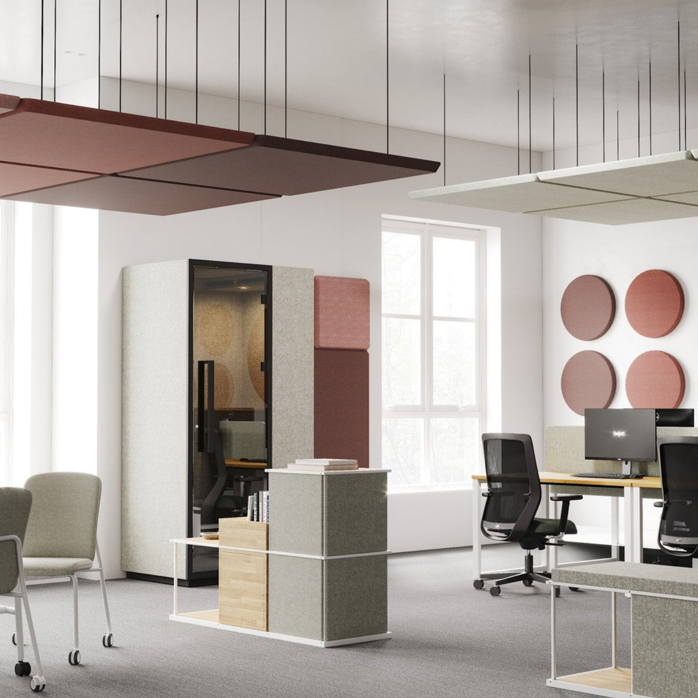 Bejot Silent:block Wall 3D akustisches Wandelement Rechteckform