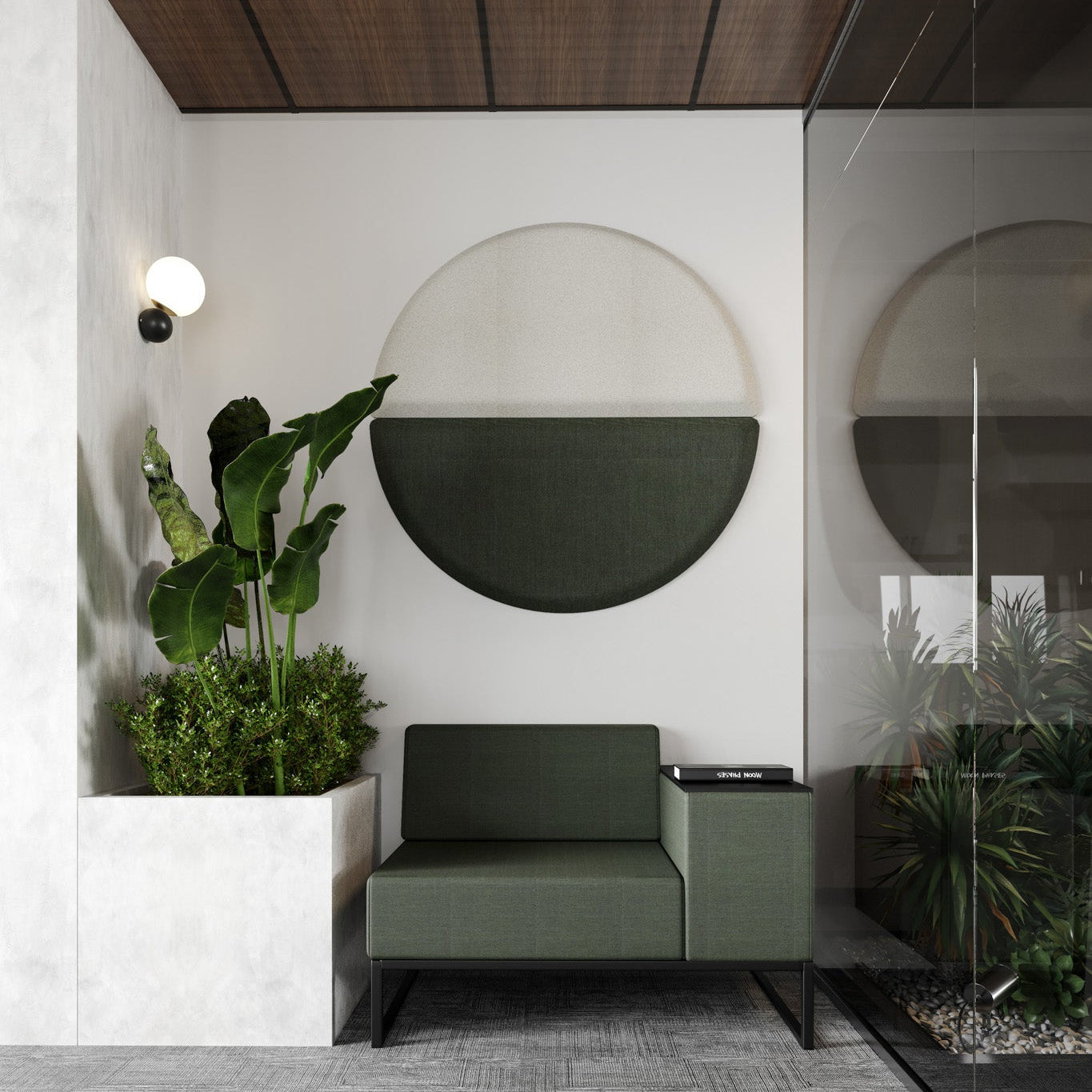 Bejot Silent:block Wall 3D akustisches Wandelement Halbkreis halbrund